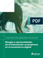 Riesgos y Oportunidades de La Generacion Smartphone en El Ecosistema Digital