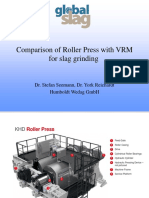 Comparison of Roller Press With VRM For Slag Grinding: Dr. Stefan Seemann, Dr. York Reichardt Humboldt Wedag GMBH
