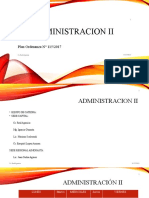 ADMINISTRACION II - Presentación