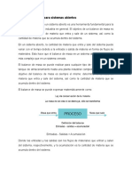 Balance de Masa para Sistemas Abiertos