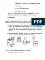 Aparate de Distribuţie in Instalaţiile Electrice