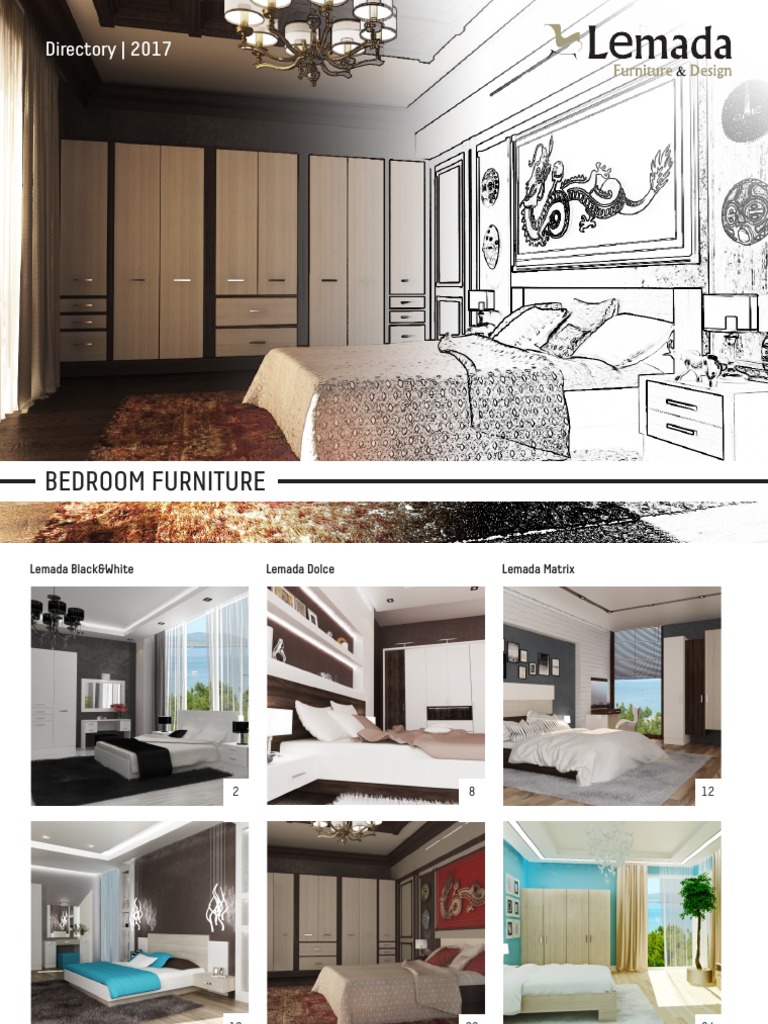 Bedroom Furniture Collection 2017 | PDF | Architectural Elements ...