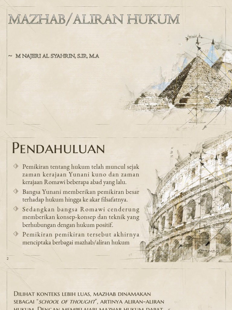 Aliran dan Mazhab Filsafat Hukum | PDF | Politik | Ilmu Sosial
