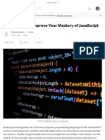 10 Concepts To Improve Your Mastery of JavaScript - by Sodiq Akanmu - Medium