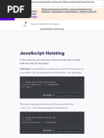 JavaScript Hoisting (With Examples)