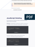 JavaScript Hoisting (With Examples)