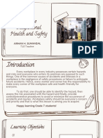 TLE 7 Q2 Lesson 3 Occupational Health and Safety in The Kitchen