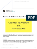 Promise Vs Callback Vs Async - Await - by Mohit Garg - Dev Genius