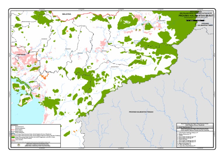 Peta Kawasan Hutan Kalimantan Barat | PDF