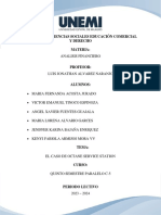Tarea de Analisis Financiero - Balance - Economia - C5