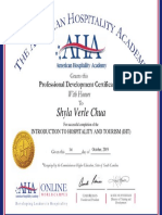 AHA Certificate