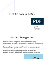 Module 5 - First Aid For BHWs Session 1