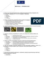 Microbiologia Questionário PDF