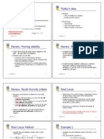Today's Class: Root Locus