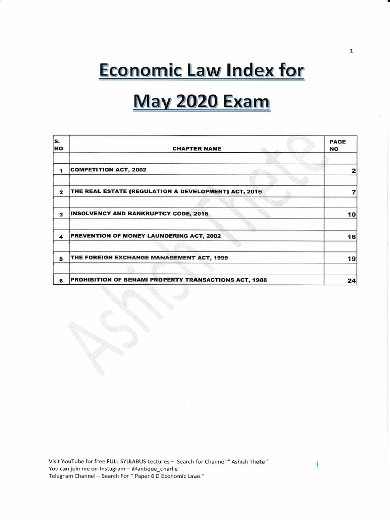 Eco Law Master Index May 2021 PDF | PDF | Justice | Crime & Violence