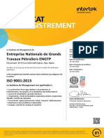 Certificat ENGTP ISO 9001 2015