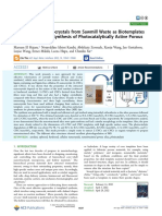 Lignocellulosic Nanocrystals From Sawmill Waste As