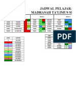 Jadwal Pelajaran 2023 - 2024