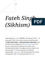 Fateh Singh (Sikhism) - Wikipedia