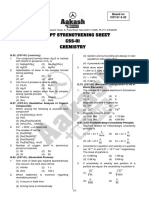 Concept Strengthening Sheet CSS 01 Based On CST 01 & 02 Chemistry