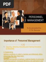 Personnel Management Powerpoint - 910468919