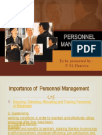 Personnel Management Powerpoint - 910468919