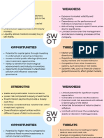 Soft Brown Modern Swot Analisys Graph