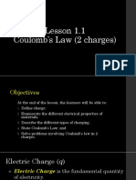 Module 1.1 - Coulombs Law (2 Charges)
