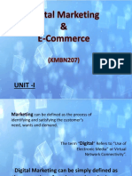 Digital Marketing & E-Commerce (Unit-I)