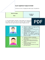 Plantilla Per Organitzar L'equip de Treball Plantes