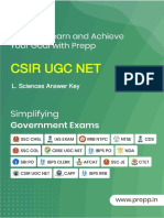 CSIR Answer Key 2015-J-Ans