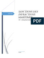 Cours Sanctions Des Infractions Maritimes