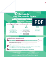 2023 Bourses Lycee Flyer Dde en Ligne Printemps