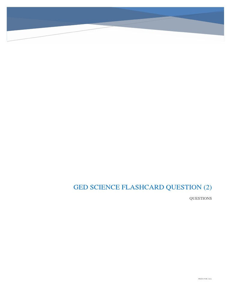 Ged Flash Card Question Download Free PDF Genotype Cell Cycle