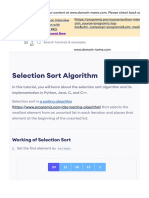 Selection Sort (With Code in Python-C++-Java-C)