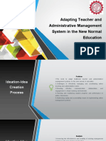 Adapting Teacher and Administrative Management System in The New Normal Education