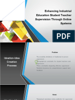Enhancing Industrial Education Student Teacher Supervision Through Online Systems