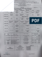 3rd Yr New Time Table