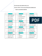 Kelompok Dan Materi Teknologi 3a