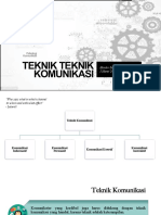 Psikologi Komunikasi - Teknik Komunikasi