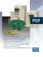 WEG CFW 09 Inversor de Frequencia 0899.5216 3.1x Manual Portugues BR