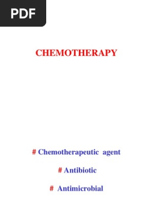 Chemotherapy Antibiotics Penicillin