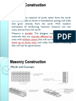 2 - Masonry Construction