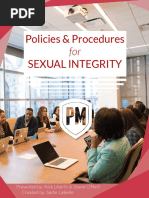 Policies Procedures For Sexual Integrity EDITS