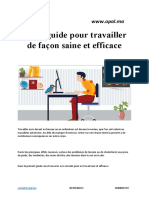 Guide de Travail Sain