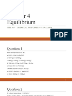 Chapter 4 - Equilibrium