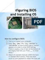 Configuring Bios and Install Os