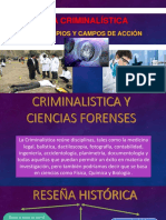 Criminalistica Campos de Accion y Principios