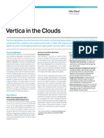 Vertica in The Clouds Datasheet