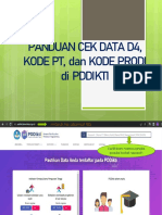 Panduan Cek Data d4, Kode Pt,